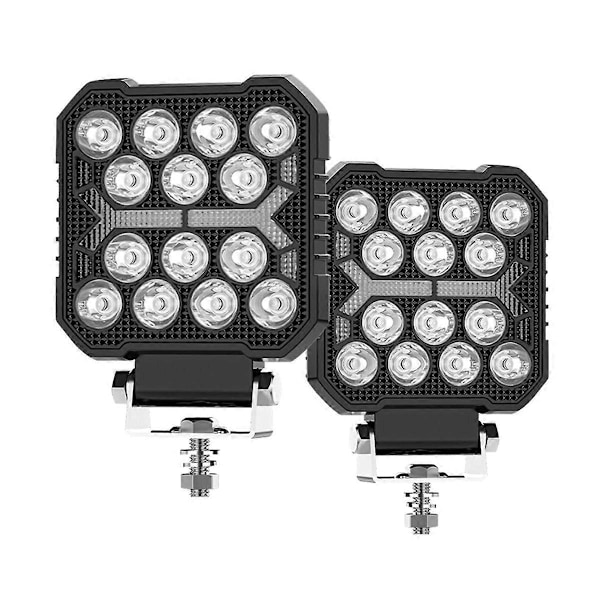 10 cm Bil LED Arbetslampa Strobe Strålkastare för Lastbil Bilar Suv Båt Svart