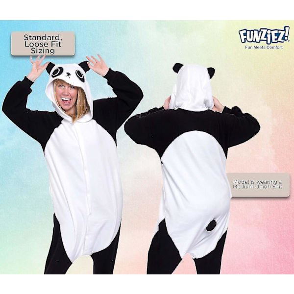 Eläin- ja merieläinpehmolelu Cosplay-asu - Hauska ja mukava Halloween-asu aikuisille XX-Large Panda