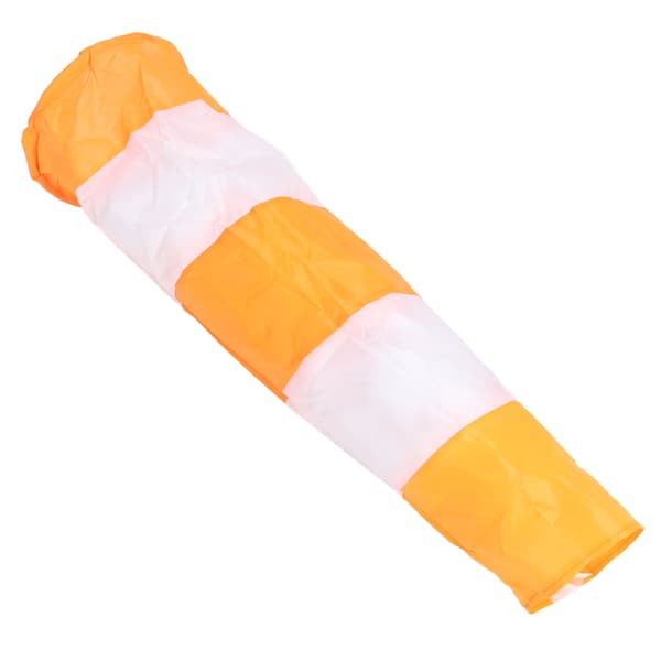 Vindpose Vindretningsmåling Sokkepose Orange Polyester 80cm til Udendørs Lufthavn Fluorescerende