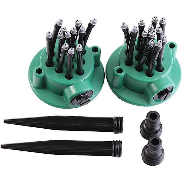 Justerbar sprinkler, 2 stk. Hage Terrasse Planter Grønnsaksutstyr Flerbruks Vanningssprinkler Plen Vanningssystem Sprinklerhode Fl