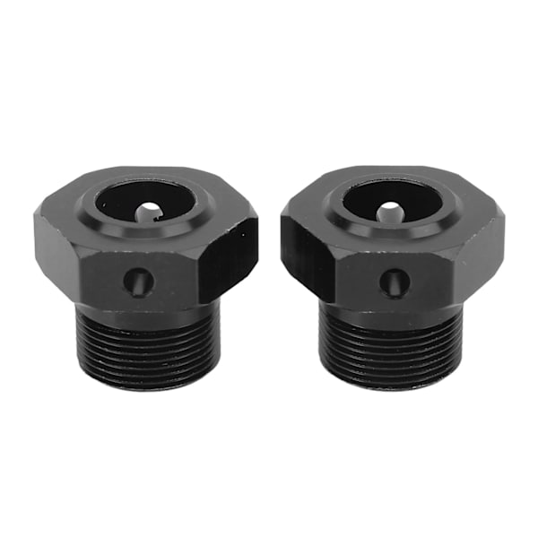 2 kpl RC alumiininen pyörän kuusiokolokeskiö 24mm alumiiniseos vakaa RC 24mm pyörän kuusiokolokeskiö ARRMA 1/5 Outcast Kraton 8s musta