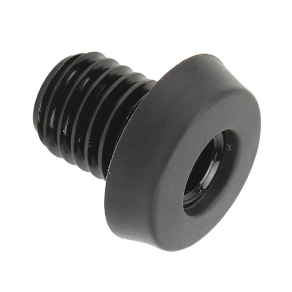Billiard Cue Bottom Cover Aluminium Alloy Plastic Rear Plug Pool Stick Bumper Protector Black
