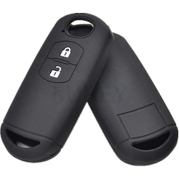 2 Knapper Silikon Bilnøkkel Deksel Etui for Mazda 2 3 5 6 CX-3 CX-5 CX-7 CX-9 Speed Miata MX5 Fjernkontroll 2 3 4 Knapper