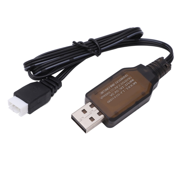 1/16 RC billader 7,4V 1000mA Lipo Batteri USB Lader Ladekabel for 1/16 fjernkontroll bil