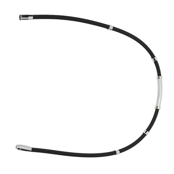 Negativ ion metal ring silikone sports halskæde mænd kvinder justerbar magnetisk spænde balance halskæde