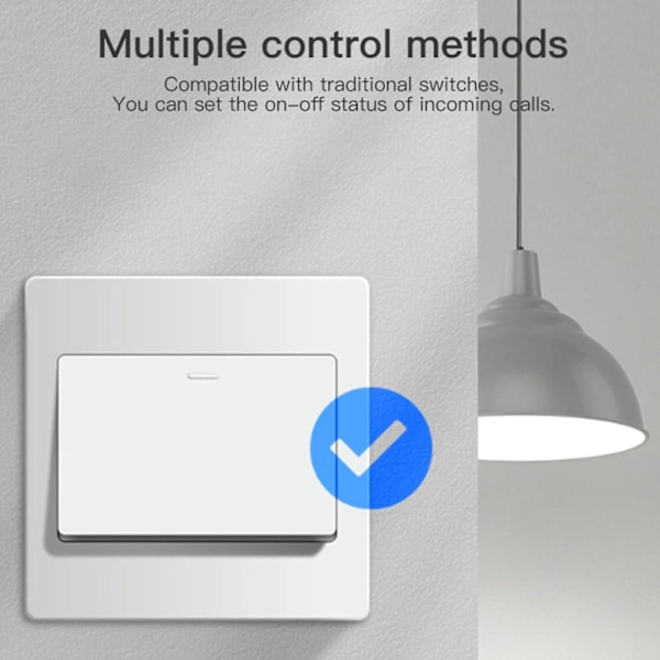 Mini Smart WiFi Bryter TUYA Smart Bryter WiFi Smart Gjennomgang Skjult Boks