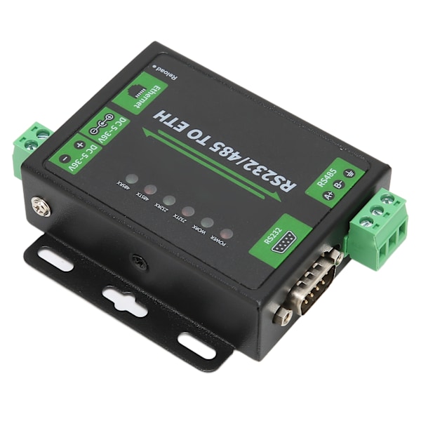 RS232/RS485 til Ethernet-konverter Dobbel seriell port Høy hastighet Lavt strømforbruk Høy stabilitet Datamaskintilbehør 100V‑240VUS-plugg