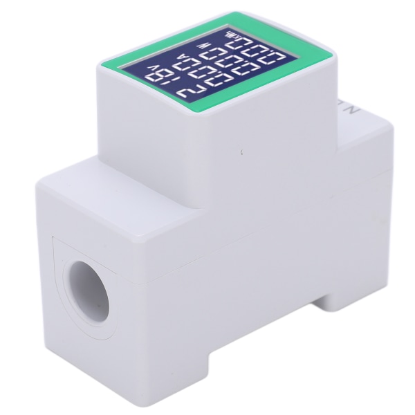 PZEM‑008 LCD Digital Display Amperemeter Voltmeter Multifunktionell Rail Wattmeter AC 50‑300V