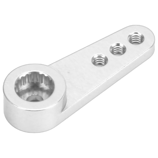21T Servoarm, liten bærbar CNC-maskinert aluminiumlegering 21T Servo Horn Arm RC Styrearm for MD922 MD933 Servoer Sølv