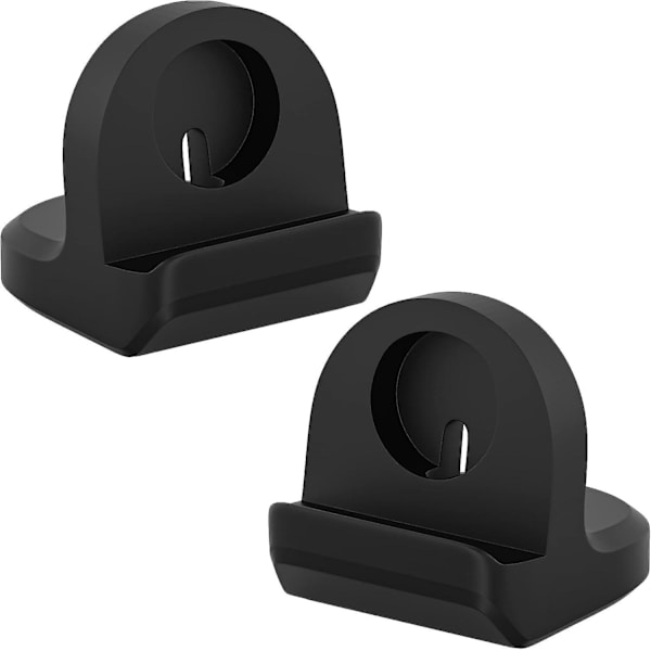 Kompakt Stativ med Integrerad Kabelhantering - 2-pack för (40, 44 mm) och (45 mm) 2022 Nattduksläge-Kompatibel Laddningsstativ
