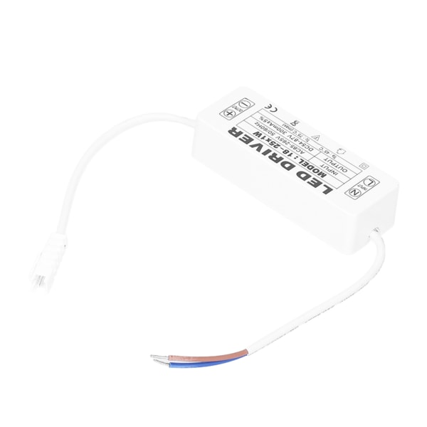 18‑25X1W LED Driver Konstant Strøm 300mA inngang AC85‑265V Utgang 54‑87VDC LED Driver Transformator