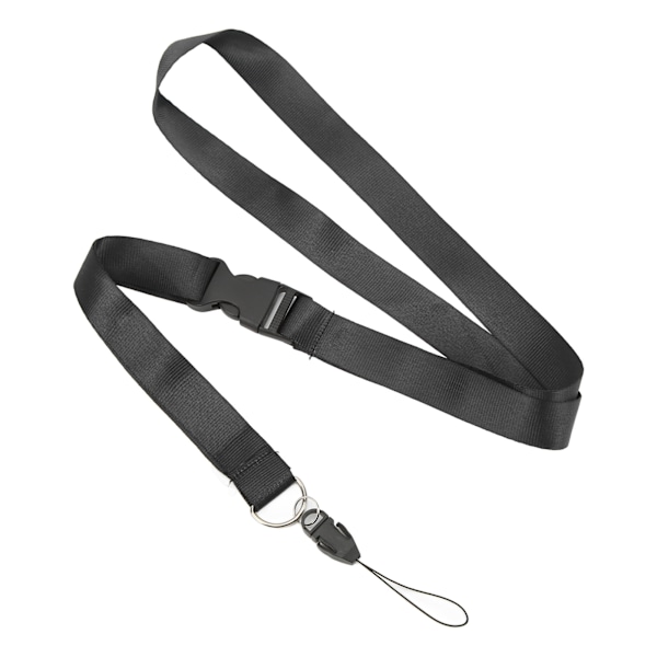 Kryssende rocker-lanyard, anti-tap nylon, avtakbar bevegelseskontroller nakkestropp for DJI FPV-skyting utendørs, svart