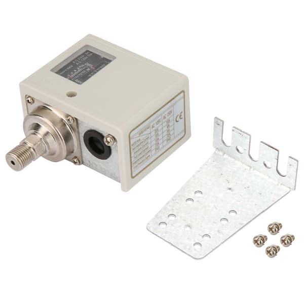 Elektronisk G1/4” trykkreguleringsbryter luftvannpumpe kompressortrykkregulator