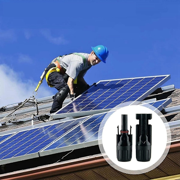 44 kpl aurinkosähköliittimiä 1000 V 30 A avaimilla, IP67 vedenpitävät aurinkopaneelikaapeliliittimet Mal