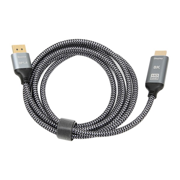 DisplayPort 1.4 til HD Multimedia Interface 2.1 Adapterkabel 8K DisplayPort Han til HD Multimedia Interface Hun Kabel