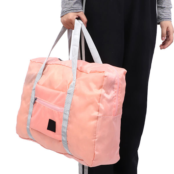 Stor vandtæt sammenklappelig duffel taske rejse bagage opbevaringsposer arrangørPink