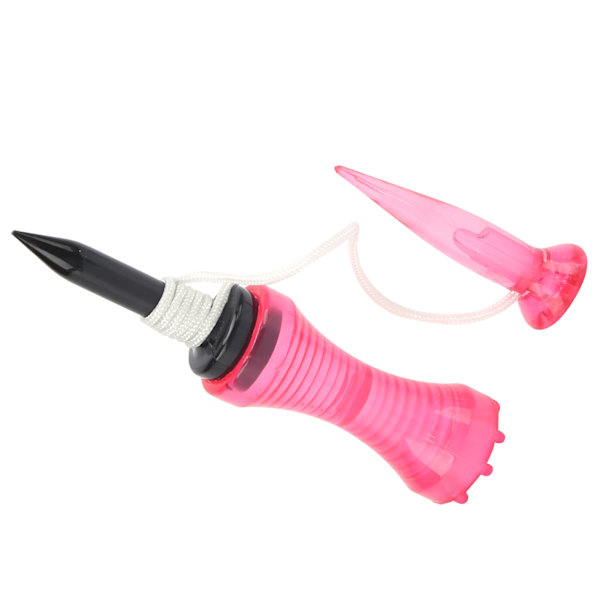 80mm Golf Trænings Tees Genanvendelige Bold Spilleholder til Træningsgræs Måtte TilbehørPink