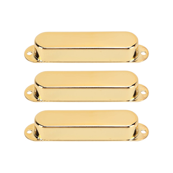 3 kpl Sähkökitaran Single Coil Pickup cover Kupari set kultaa
