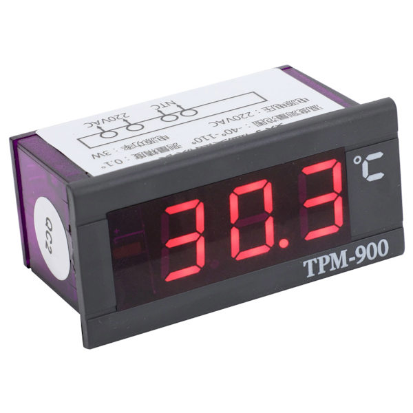Mini LCD Digitalt Temperaturpanelmeter Termometer Temperaturindikator -40℃ - +110℃