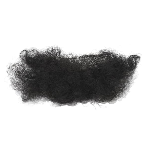Kropsfalsk skamhår åndbart bikinihår højtemperaturfiber dukkeskamhår sort