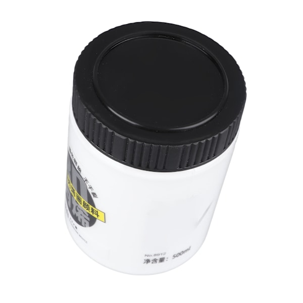 500 ml vit akrylfärg Vattentät Solskydd Högkoncentrerad Färgfast Akrylfärg för Canvas Papper Trä