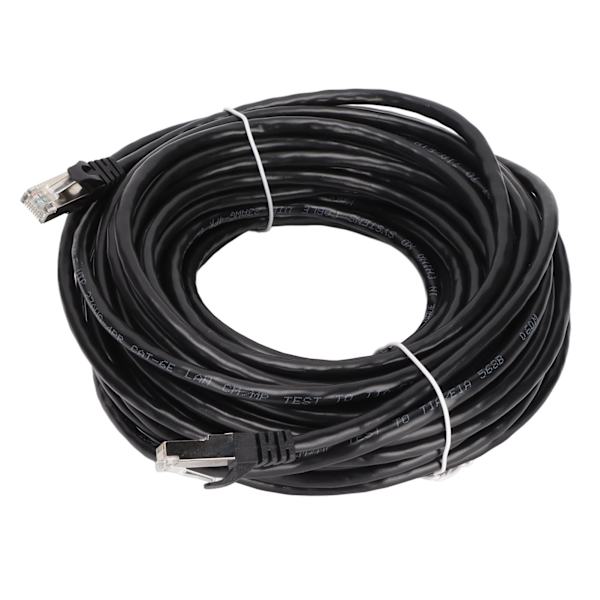 Cat 6 Ethernet-kabel EMI-beskyttelse Lavt returtap 10 Gbps Høyhastighets RJ 45-kontakt Internett-ledning for PC 20 meter