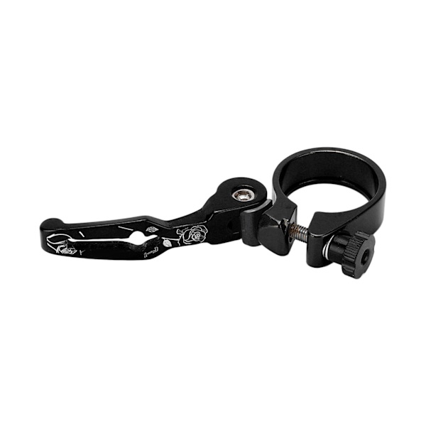 VIARON Snabbkoppling Sadelstolpe Klämma Aluminiumlegering 34.9MM Sadelklämma för MTB Cykel Landsvägscykel Casual CykelSvart