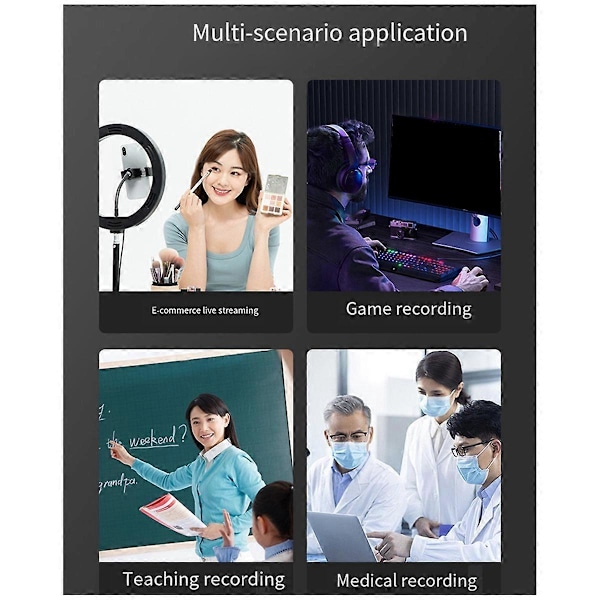 4K HD Video Capture Card USB3.0 Spil Live Streaming Optager