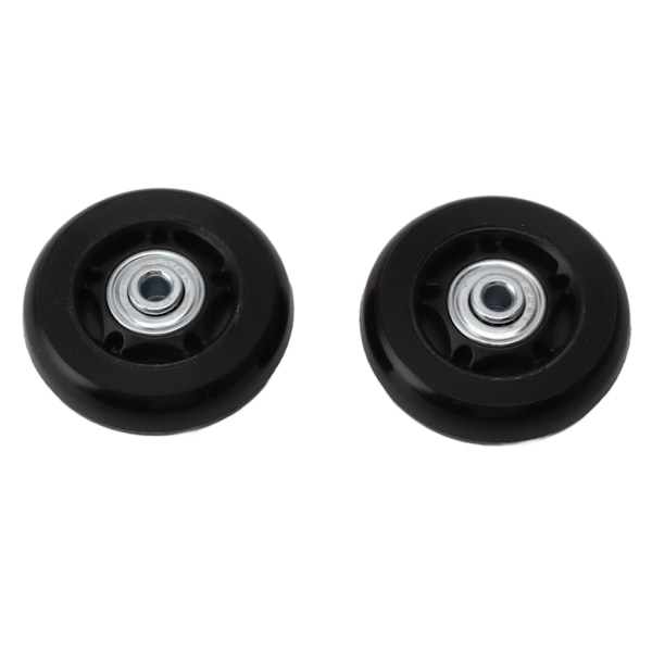2 kpl matkalaukkujen korvaavat pyörät äänettömät kumipyörät kääntyvät pyörät laakerit korjaussarjat 70x24mm / 2.8x0.9in