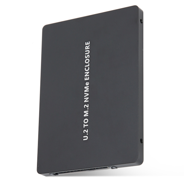 Hard Disk Box U2BOX PCIE3.0 NVME til U.2 Adapterkort SFF8639 Aluminium U2 SSD KabinettSvart
