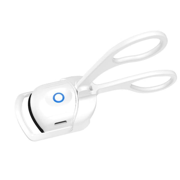 Oppvarmede øyenvippebøyere 2 temperaturkontroller USB-lading 30 sekunder varme Plast Bærbar vippeformer for hjemmet Hvit