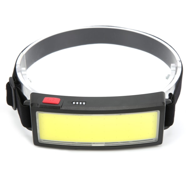 UltraLight Headlight USB Lading Camping Flood Light COB hodelykt for sykkelcamping