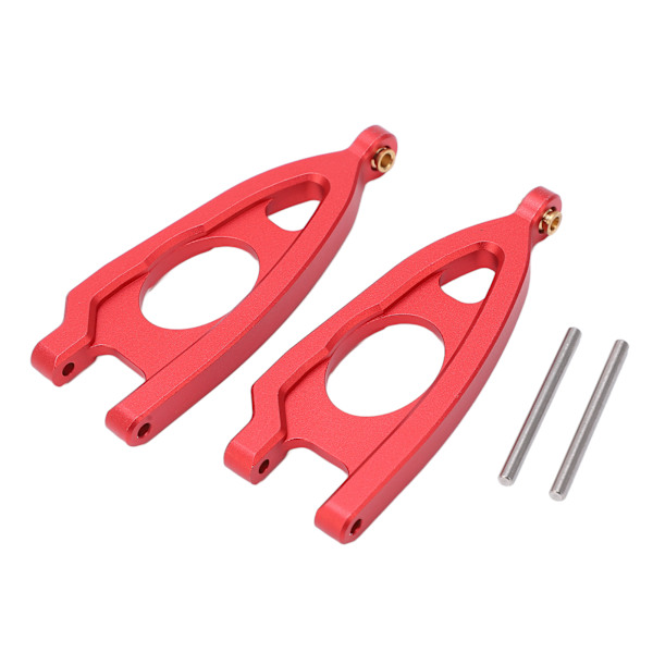 1 par RC främre övre svingarmar aluminiumlegering främre övre upphängningsarmar för ARRMA 1/10 RC bil röd