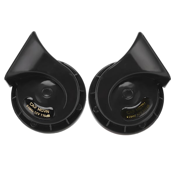 2 stk elektriske sneglehorn Universal 12V 115DB sneglehorn egnet for bil motorsykkel båt