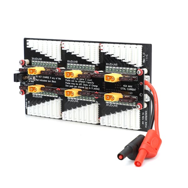 40A PL8 PL6 MPA ladeplade til 2S 3S 4S 5S 6S 7S 8S batterier oplader sort