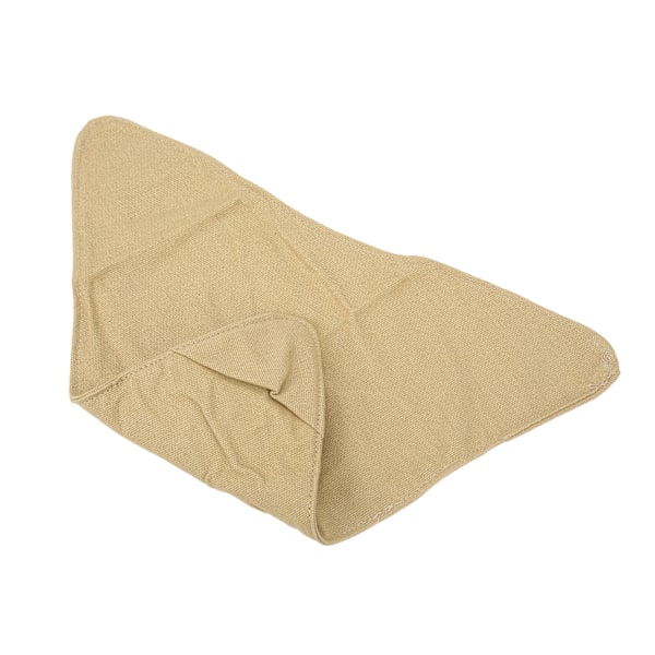 Fällbar Campingpall Tyg Bärbar Lätt Vattentät Mjuk Canvas 36,5 cm Sidolängd Mini Campingpall Tyg Khaki