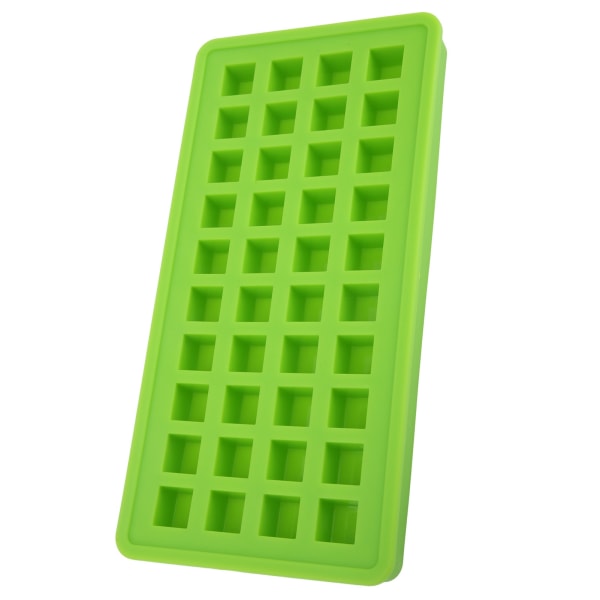 40Grids Silikon Isbricka Fyrkantig Form Iskuber Maker Form DIY Kökstillbehör Grön
