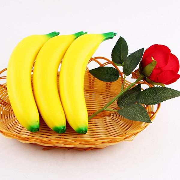 Kläm banan frukt leksak stretchig banan leksak lindra stress dekompression vent leksak