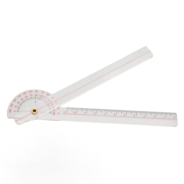 Ledgångsgoniometer 360 Grader Noggrann Mätning Ryggradskrökning Goniometerverktyg för Knä Armbåge Finger