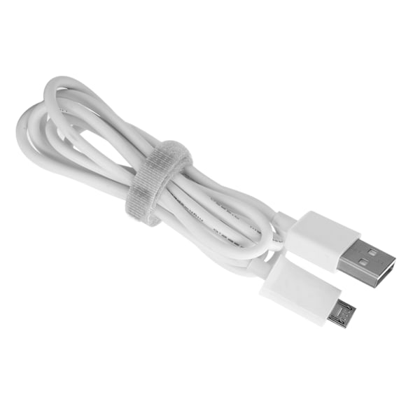 2 kpl 1 m:n puhelimen latauskaapeli Micro USB -pikalatauskaapeli PVC-datakaapeli Androidille, valkoinen