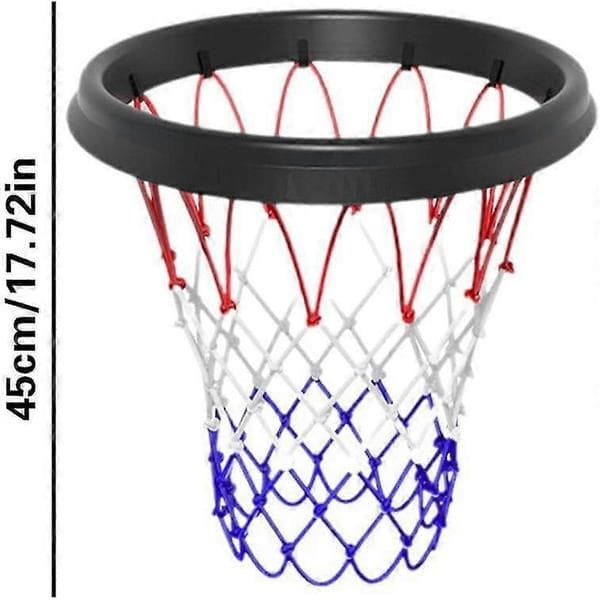 Bærbart basketballnet Nem opsætning Kast og fastgør Holdbart All-Weather Net Uden bagplade Universal pasform Indendørs Udendørs