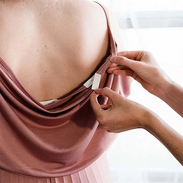 36 stk. dobbeltklæbende body tape, gennemsigtig modetøjstape, transparent skønhedstape til tøj og kjoler
