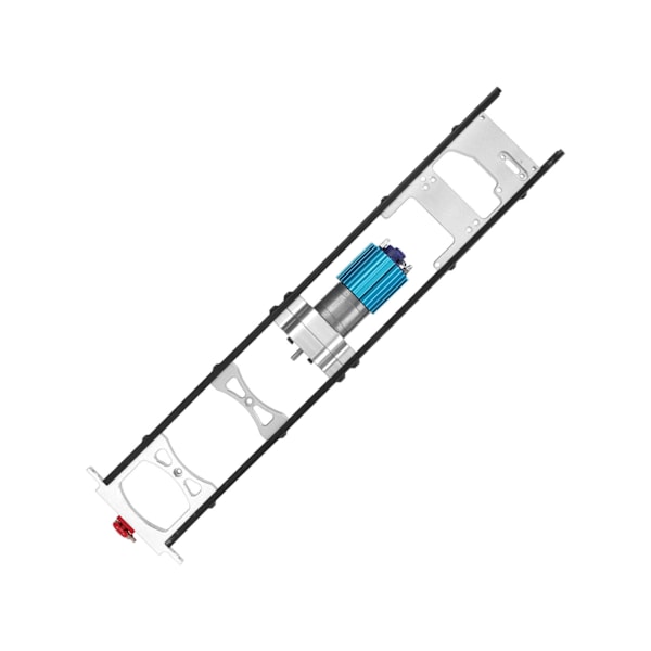 RC Metal Chassis Høj Simulering Fjernbetjening Bil Tilbehør til Naughty Dragon C14 C14K C24 C24KSølv