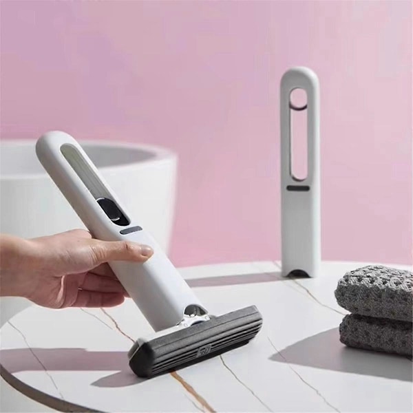 7 st Multifunktionell mini mopp svamp absorberande hushållsskrivbord