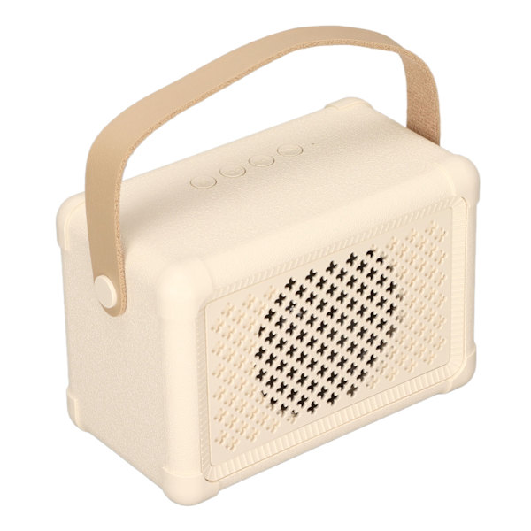 Retro Bluetooth -högtalare Bärbar trådlös Mini Stereo Dekorativ ljudhögtalare för Beach Party