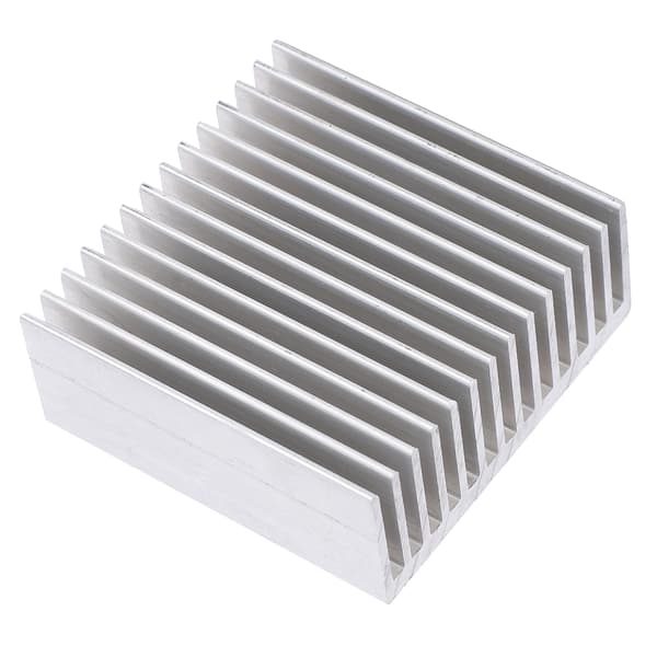 4 stk. aluminium køleplade til varmeafledning til routere CPU Q50 x 20 x 50