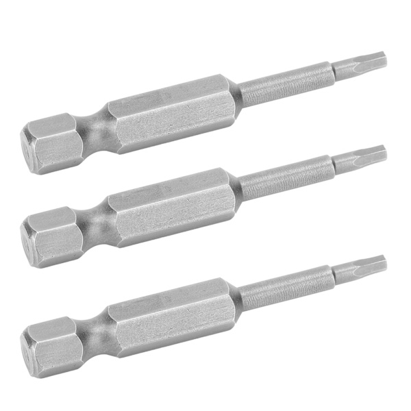 10 st Elektriska skruvmejselbitar Insexhylsa Magnetisk härdade reservdelar 2 mm