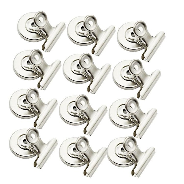 Strong Magnetic Clips for Fridge - Set of 20 Magnetic Refrigerator Magnets