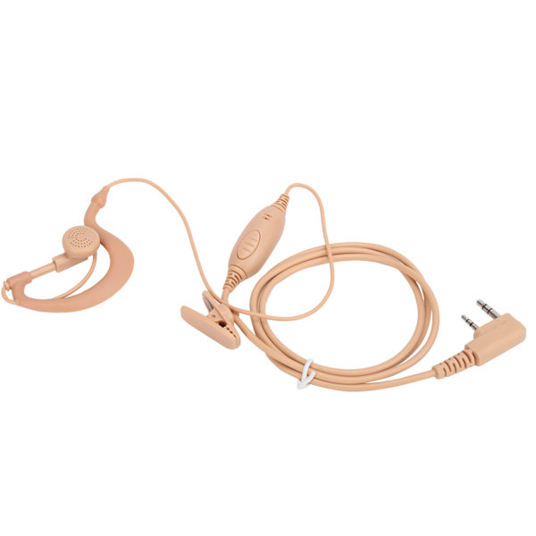 Walkie Talkie Earpiece Öronkrok Headset K Head Universal Typ med öronpropp för Baofeng