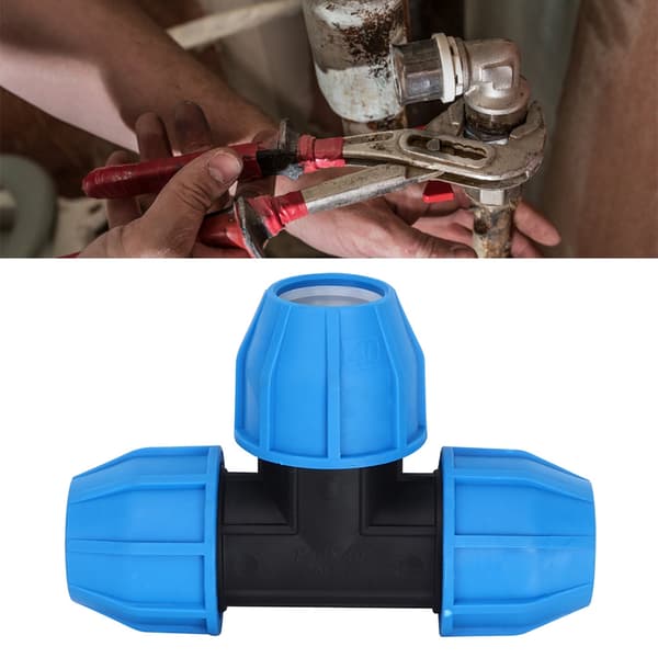 PE plast 40 mm T-kobling vannrørkobling tilbehør